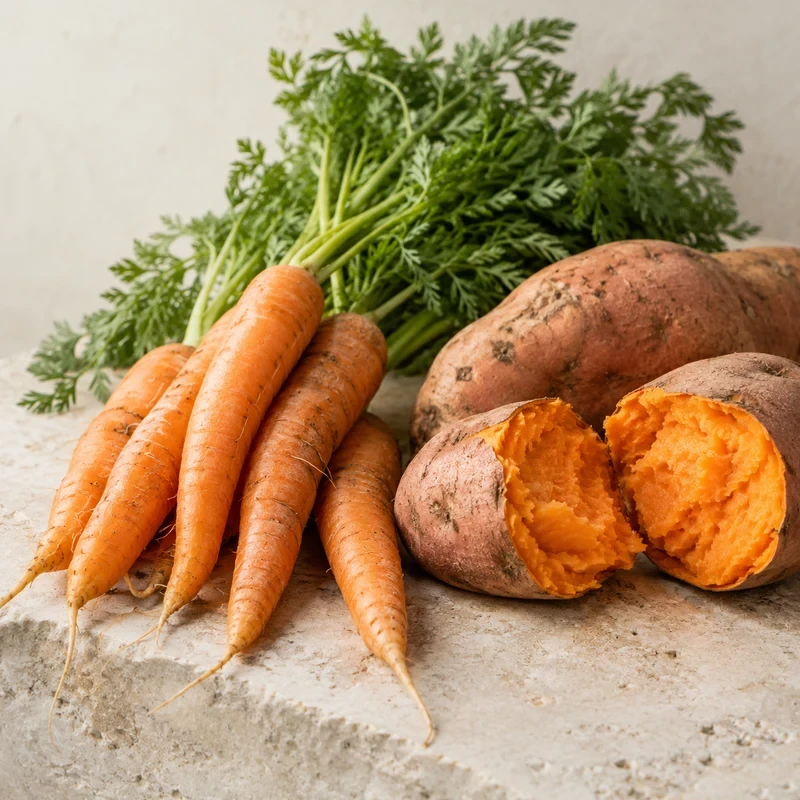 Orange carrots