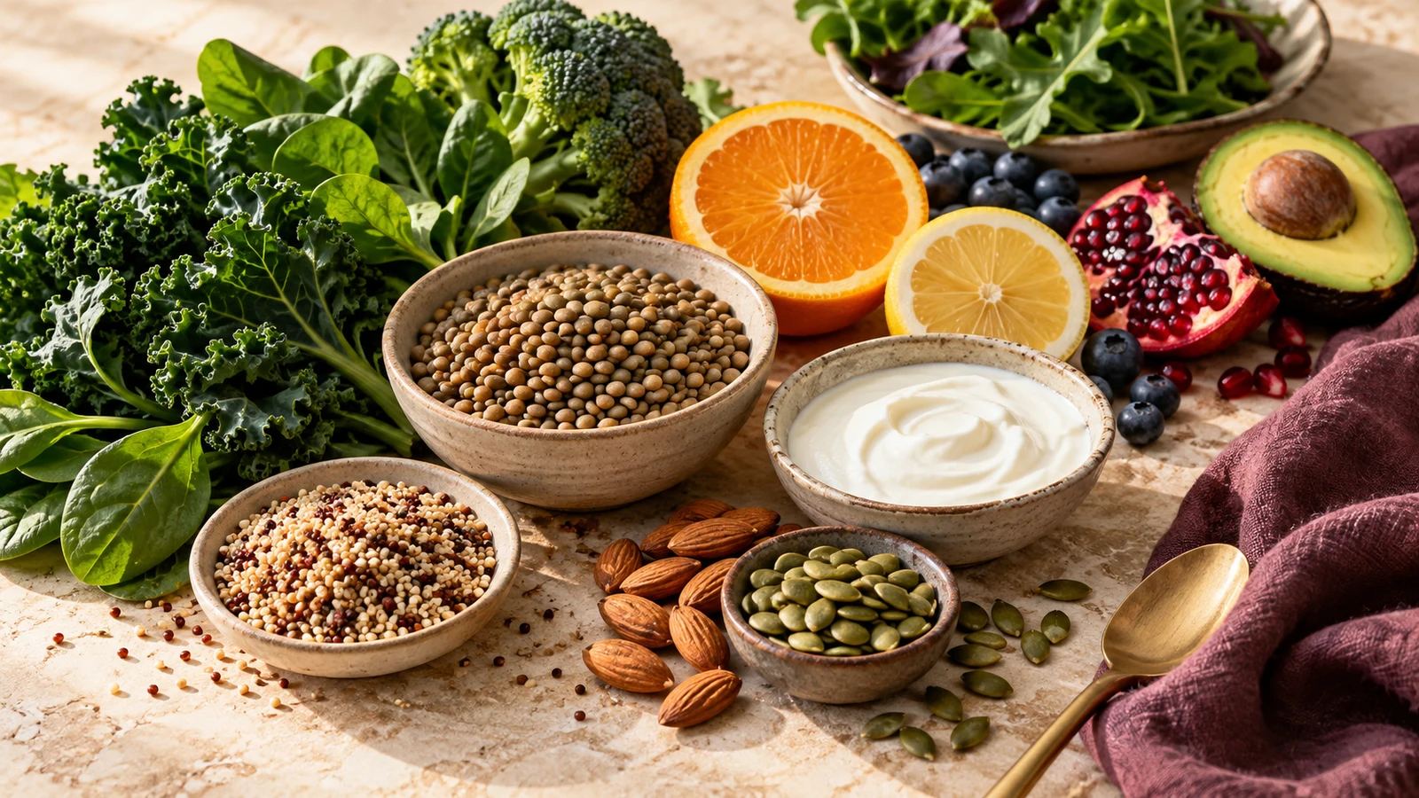 Everyday dietary sources of vitamins, minerals and fiber