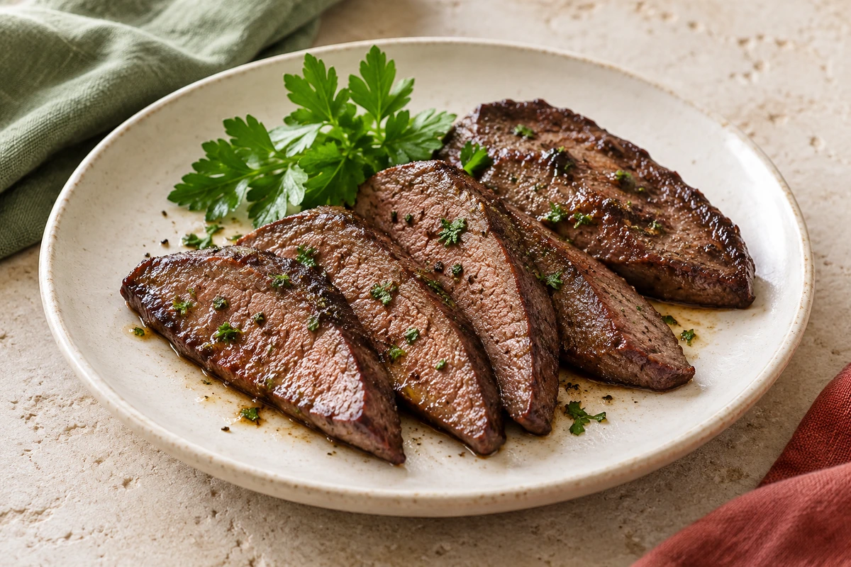 Cooked liver