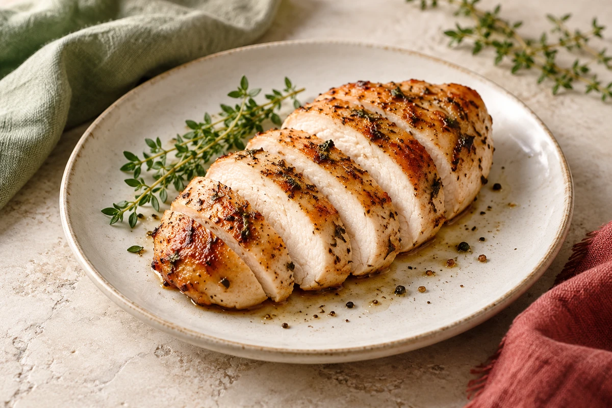 Prepared roast chicken