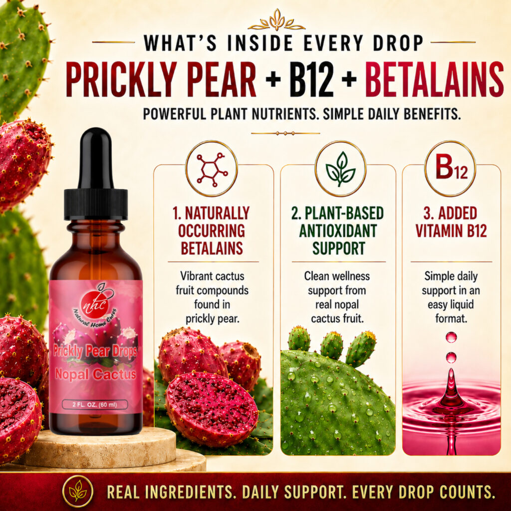 Natural Home Cures Prickly Pear Drops: Inside every drop