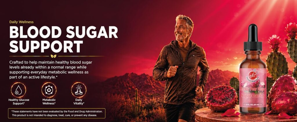 Natural Home Cures Prickly Pear Drops Blood sugar support artwork
