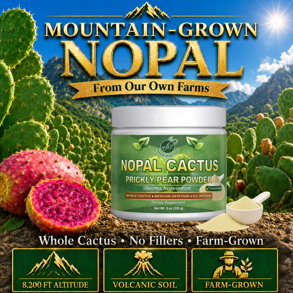 Natural Home Cures Nopal powder: Mountain-grown