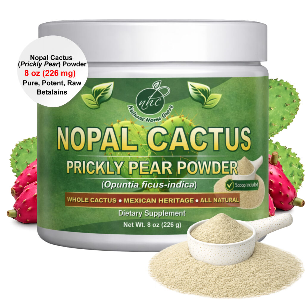 Natural Home Cures Nopal cactus powder 8 oz jar