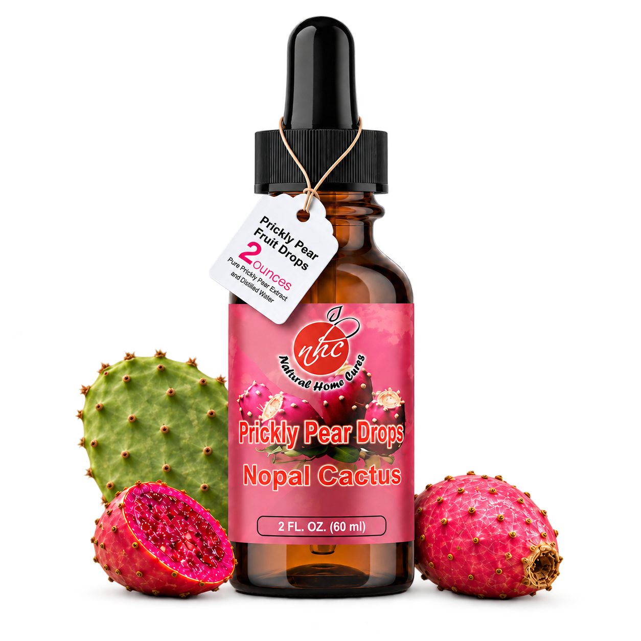 Natural Home Cures Prickly Pear Drops 2 fl oz bottle