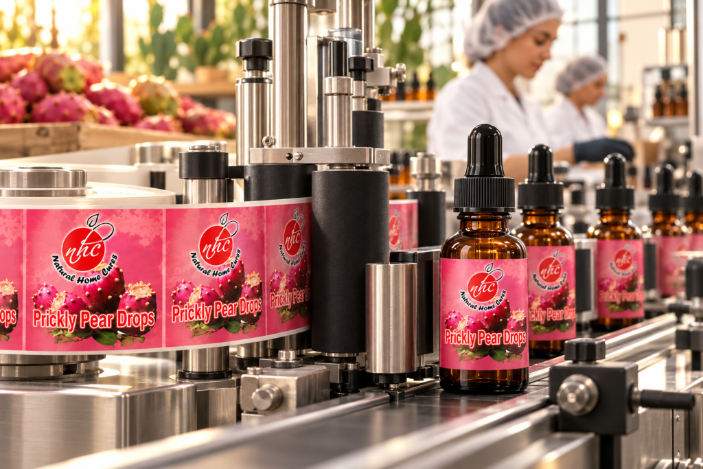 Prickly Pear Drops labeling